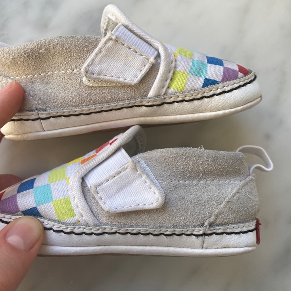 Rainbow Check Baby Vans - Picture 5 of 5